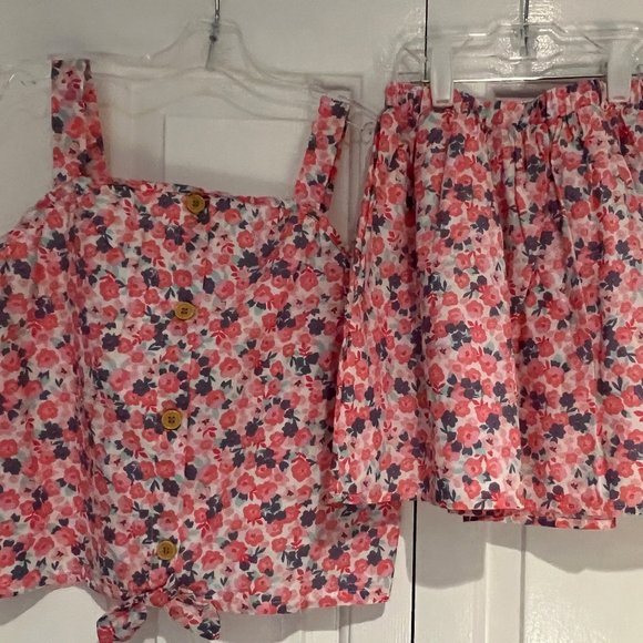 MAX Studios Kids Girls Summer skirt and top set – Pink - size 7/8 - Picture 1 of 9